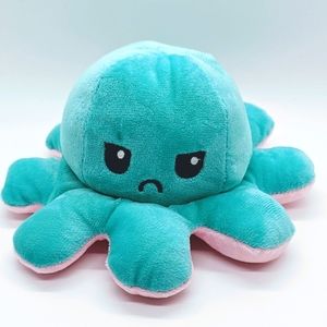 🔥 Plush Toy | Reversible Octopus Plushie | Aua Blue, Pink | 1 Piece🔥